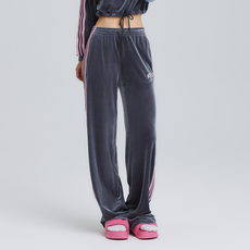 NEDRY 女款絲絨拱形Logo運動褲
