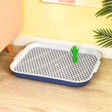 Blue Bucket仙人掌狗狗排便板, 白色的, 1個