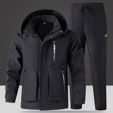 Elsso 男款 Homme 冬季防水鋪棉滑雪服 防寒服 連身服 維修服 保暖工作服 戶外休閒上下套裝