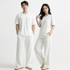 TENCLO 男女通用 大尺碼 利物浦 短袖上衣 + 長褲 套裝 TC-310