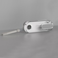 Lowide 狗狗折疊滑蓋矽膠水瓶, 灰色, 1個