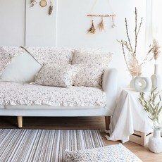 lovinglab Selene 可愛荷葉邊沙發墊 3人座