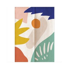 Vinterior 簡約幾何圖形隔間門簾, TYPE 02