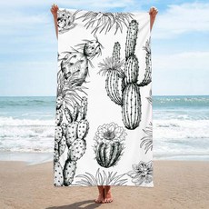 unhave 夏季派對沙灘巾 70 x 150 cm, 1個, 33 仙人掌