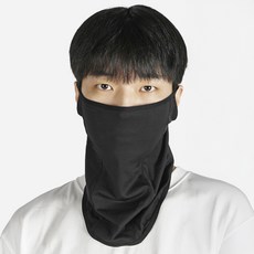 GROOVSTAR JECO GRS Venti 掛耳式涼感口罩, 黑色, 1個