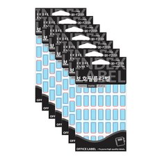 Petit 保護膜標籤貼紙 20-F211, 紅色, 7個, 13個