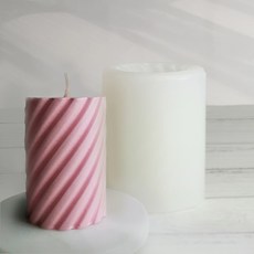Hannas螺旋柱矽膠模具, 混色