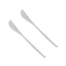 백산 몽블랑 킹덤 버터 나이프, 실버, 2개