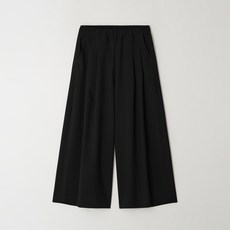 LOVE N SHOW 女款寬版鬆緊褲 LCFDPPT05, 1個, 黑色