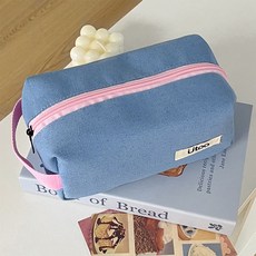 SORIDAL Basmin帆布馬卡龍色化妝包