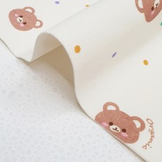 Lily Fabric 寬幅環保有機防滑Coconara防水布料, 1個, 象牙白