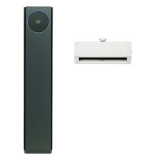 LG전자 58.5㎡(17.7평) + 18.7㎡(5.7평) 휘센 오브제컬렉션 타워에어컨 2in1 멀티형 스페셜 매립배관형 방문설치 FQ18SDNGRN