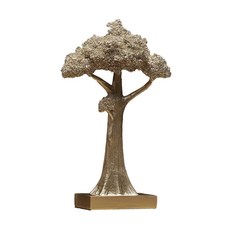 鍍金招財樹擺飾, B款