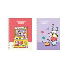 STUDIO EIGHT BT218格數學筆記本, 2入, 隨機出貨