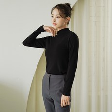 PALAN 女性全日半高領長袖T恤