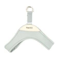 Neo FIT. 寵物氣墊胸背帶, 粉彩灰, 1個