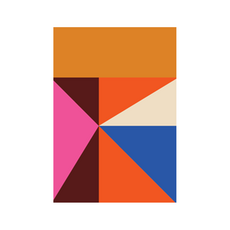 진심디자인 감성 아트웍 디자인캔버스 E 무드 패인팅 라인 E-35 컬러풀 오방, 화이트