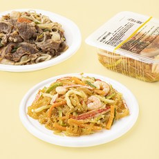 슈퍼키친 바로만든 우삼겹숙주볶음 400g + 새우해파리냉채 230g 세트, 630g, 1세트