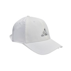 adidas 愛迪達 男款SMU金屬標籤帽, 白色(HT5780), 1個