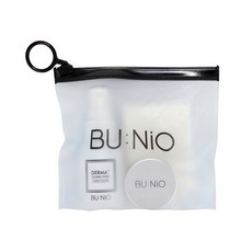 BU:NiO 鎮靜護理旅行組 化妝水+深層護理乳霜+化妝棉, 1套