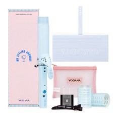 VODANA My Styling Journey 熨斗 36 毫米 + 登機牌套組, 奉FD36, 奶油藍色