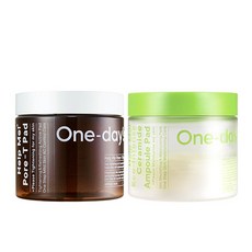 One-day's you 毛孔調理清潔棉片 60入+安瓶棉片 90入, 1組