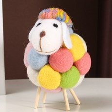 百搭愛心綿羊娃娃裝飾室內擺飾, 混色3