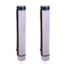 I LOVE BOOK 翻蓋式美術圖紙畫具筒 藍灰色, 2個