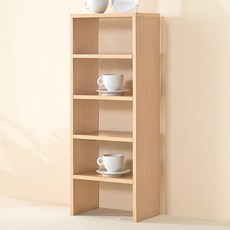 YANGJI BOOKCASE 雙腳層架, 原木色, 5層