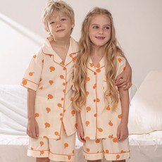 테라우드 아동용 버블코코 요루 반팔 잠옷 상하 세트