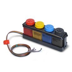 Wonder Ink S DIY三星SL-J2160 SL-J2160W SL-J2165 SL-J2165W M260擴充型連續供墨替換墨水 500ml, 紅+黃+藍+黑, 1個