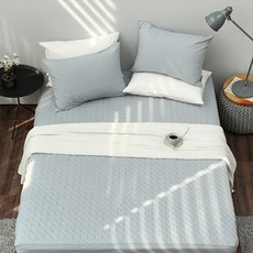 PACO HOME Compact 60 片高密度絎縫墊套, 冷灰色