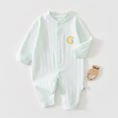 Bebeniz 月亮國度兔子 粉彩純棉連身衣