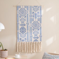 Souplace 北歐風格流蘇掛毯壁飾 S261-0132FR, TYPE 1