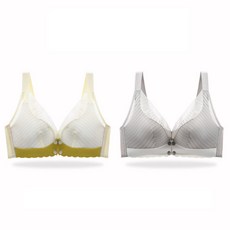 I LOVE HOME 纖薄雙排扣哺乳內衣 2件組