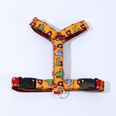 노라독 강아지 리틀 포포 H형 하네스, Tai RED, 1개