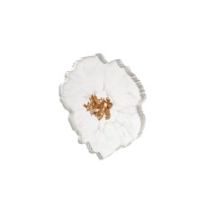 創意桌面金箔環氧樹脂杯墊, 白色, 1個