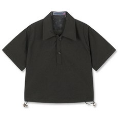 Day Day 兒童夏季繫帶短袖襯衫 UNI2085