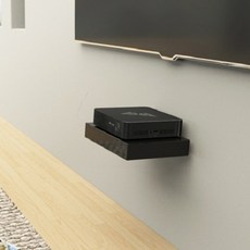 Just Wall 懸浮式媒體架 25 D20, 黑色