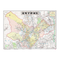 地圖.com 城北區轄區地圖 護貝型 小 110 x 78 cm, 1個