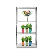 퍼스트리빙 산업용 조립식 메탈 선반, 혼합색상, 4단