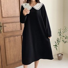 大碼寬鬆孕婦連身裙