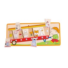 beleduc 小動物木頭拼圖, 1個, 8件