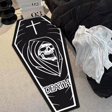 언헤브 할로윈 해골 바닥 매트, B 죽음