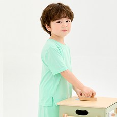 unifriend 兒童舒適莫代爾五分家居服上下套裝