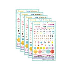 Petit 手帳貼紙 DA53, 5個, 日曆(DA5352)