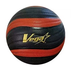 台灣 Vega 十字紋合成皮旋風異形籃球 棕色/黑色, 1顆, OBU-722BK