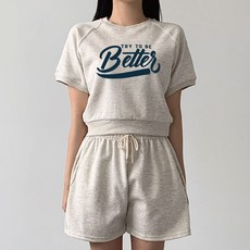 AiR Plane 女性用To Be Better拉克蘭短版短袖三分短褲套裝