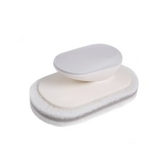 北歐海綿流理臺清潔刷 灰色, 1入, 1個