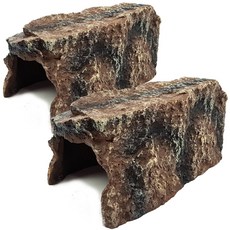 NOMOY PET 烏龜洞穴島嶼休憩平台 10 x 16.8 x 16.8 cm NS-08, 2個